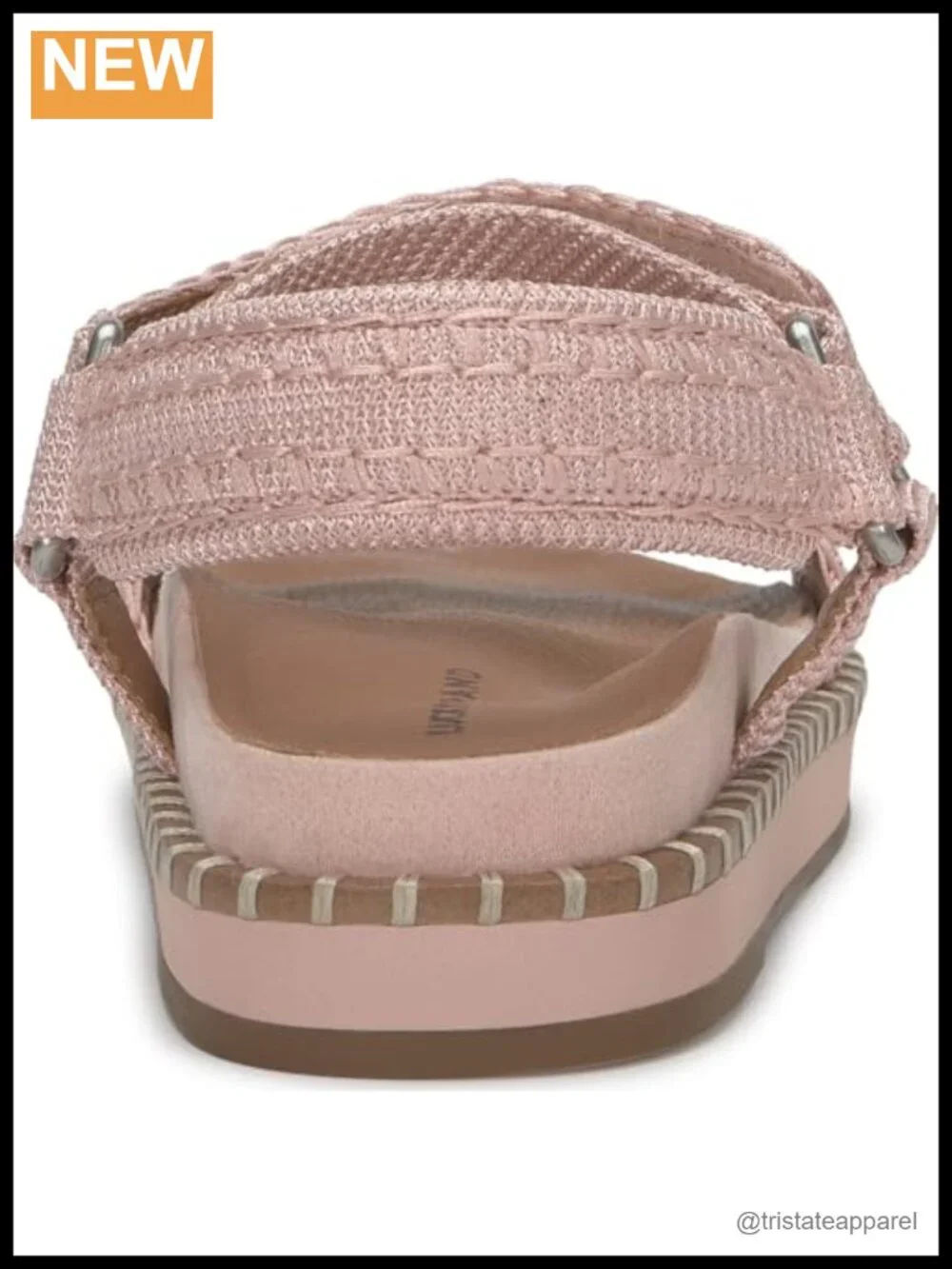 Platform Ankle Strap Sandals Open Toe Textile Upper EVA Outsole
